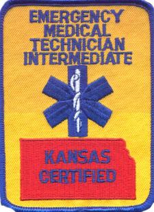 Kansas EMT-I Patch