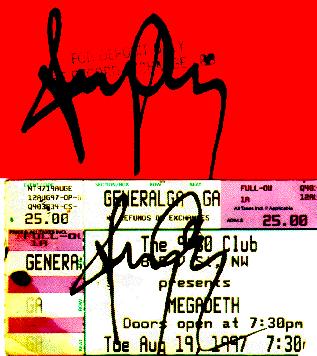Jerry Only's autograph
