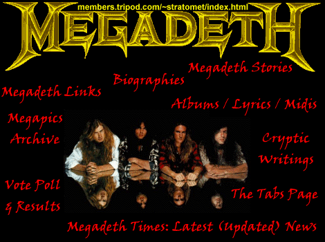 Megadeth Map