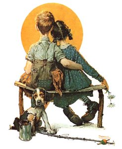 'Sunset,' by Norman Rockwell