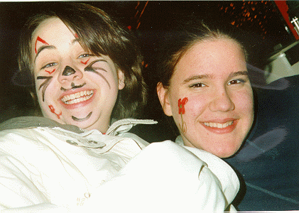 Me {on the right} in February 1998