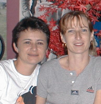 Sonia(left) -a colleague and friend-  and me