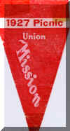 Pekin Union Mission 1927 Picnic Flag