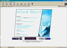 Wind Spirit's main page