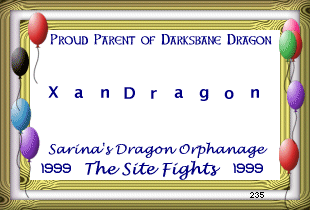 XanDragon's Adoption Certificate :)