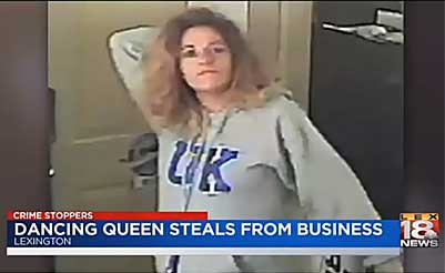 dancburg.jpg Crime stoppers: Dancing queen steals from business LEX18 Lexington