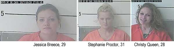 heroingl.jpg Jessice Breece, 29, Stephanie Proctor, 31, Christy Queen, 28