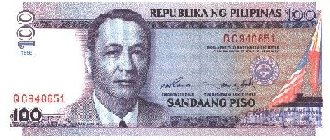 100 Pesos Front