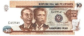 10 Pesos Front