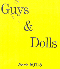 Guys and Dolls program cover