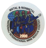 Official MSHA Decal-Mine Rescue Contest in Las Vegas 2000