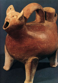 Chinese dog-shaped jar