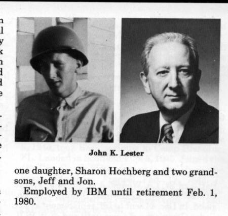 John K. Lester - Then & Now