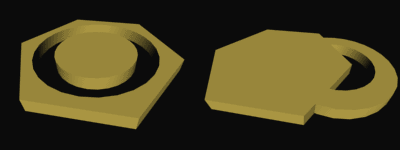    Extrude   3D Studio Max.  GIF, 4Kb.