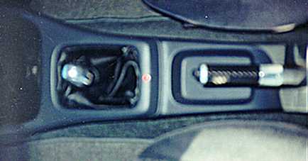 E-Brake Handle and Shift Knob