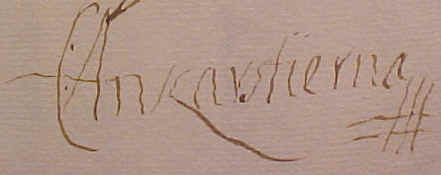 Cornelius Ankarstiernas namnteckning