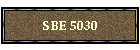 SBE 5030