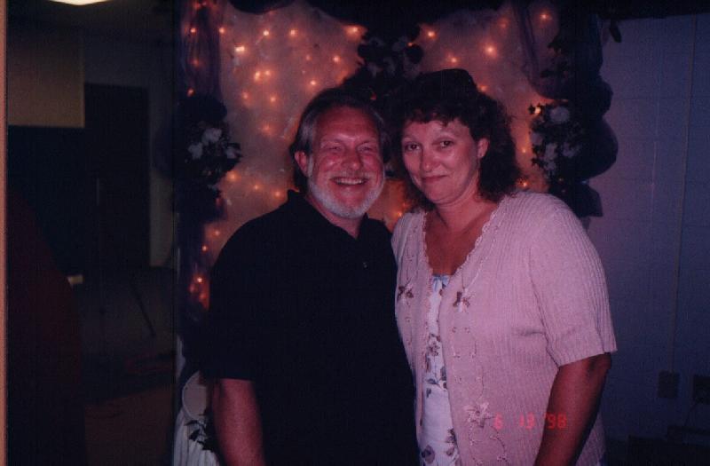 Ray and Debby at Trudy's wedding June 13, 1998