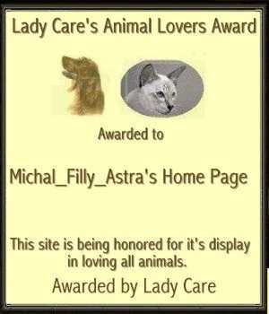 Lady Care's Animal Lovers  Award