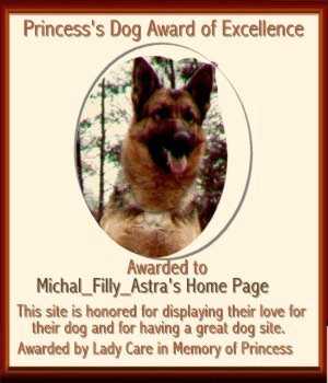 Princess's Dog Award of Excellence