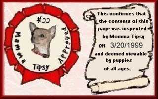 Momma Tipsy's Approval Award