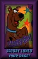 Scooby Loved Your Page Award