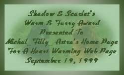 Shadow & Scarlet's Award