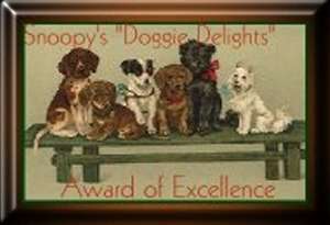 Snoopy's Award of Excellence