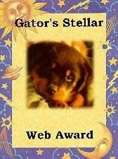 Gator's Stellar Web Award
