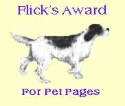 Flick's Award for Pet Pages