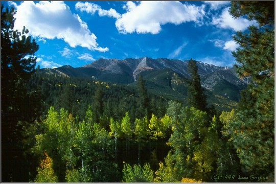 North view of Mount Anterio in Colorado