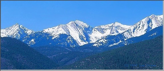 North part of the Sangre De Cristo range in Colorado