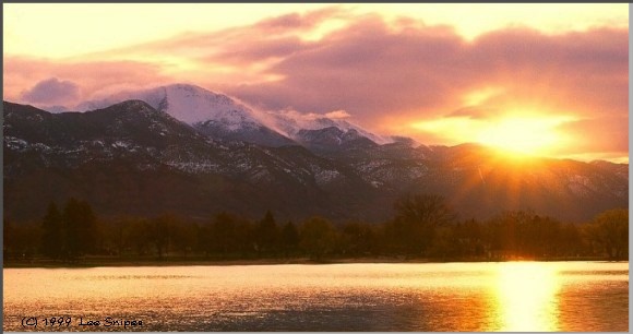 Prospect Lake and Pikes peak