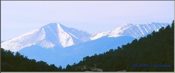 Sangre De Cristo range in Colorado