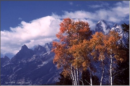 Grand Teton mountains in Wyoming