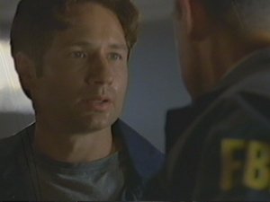 Mulder picks a very bad time to be contrary and stubborn. Perhaps he should wait until he's clear from the bomb before acting up.