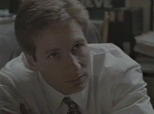 Mulder, being Mulder tries to keep Scully from going on the case by suggesting she take some more time. Funny how he never takes his own advice.