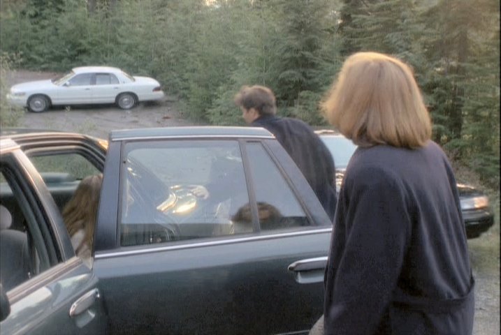 Once again Mulder ditches his partner. This time he deliberately ignores Scully when she calls him to do so.