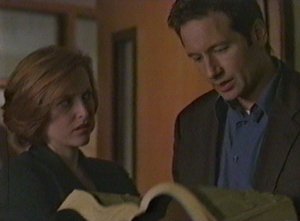 Mulder uses bad investigative form by randomly choosing a location out of the yellow pages. I'm sure this isn't something he learned at Quantico.