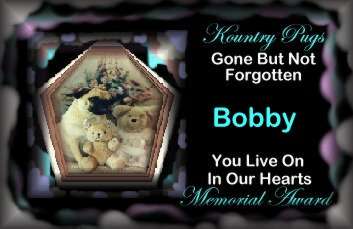 Kountry Pugs Gone But Not Forgotten Memorial Award