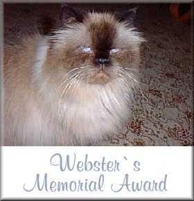 Webster's memorial award