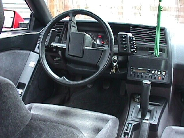 The cockpit of the XT