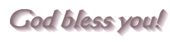 Glod bless you!