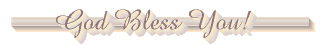 God Bless You!