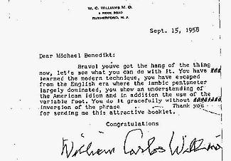 Letter from W.C. William