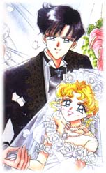 mamoru and usagi's wedding