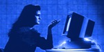 Woman At A Computer