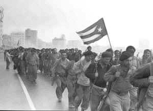 Cubanerne mobiliserer under landgangen i Svinebugten.