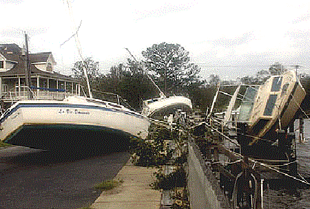 Boats Tangled On The Dock
