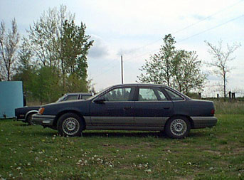 Side view of my 1989 Ford Taurus LX